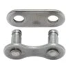 KMC Snap-On Wide EPT Silber 1-fach Verschlussglied -Fahrradausrüstungsgeschäft kmc snap on wide ept silber 1 fach verschlussglied