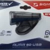 Sigma Aura 60 USB Frontleuchte -Fahrradausrüstungsgeschäft sigma aura 60 usb frontleuchte